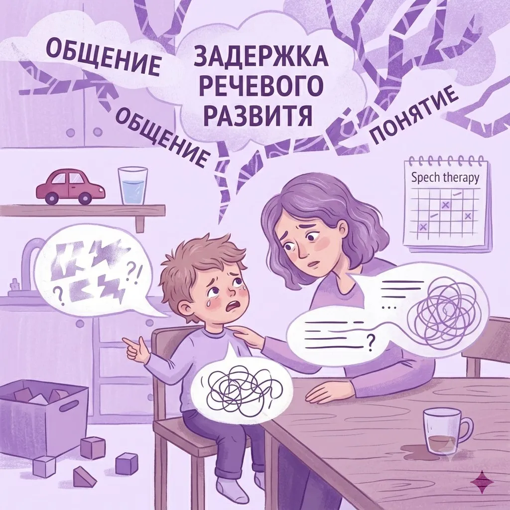 Задержка речевого развития у детей